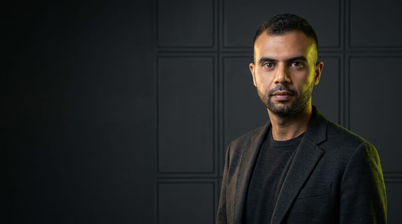 Editorial portrait of Kamel Suleiman
